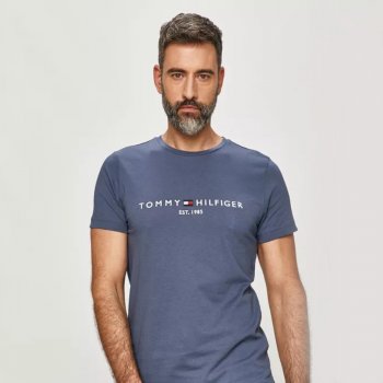 Tommy Hilfiger pánske tričko Logo modré od 44 € - Heureka.sk
