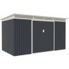 GRAH 915 - záhradný domček 340 x 269 cm - antracit