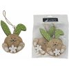 Veľkonočný zajačik na zavesenie, 2 ks D7649-15