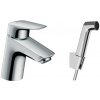 Hansgrohe Logis - Páková umývadlová batéria s bidetovou spŕškou, chróm - 71290000
