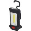 Svietidlo pracovné Solight 3W COB+3 SMD LED - čierna