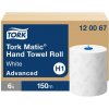 Papierové utierky v rolke 2-vrstv. TORK Matic biele jemné H1, návin 150 m (6 ks)