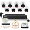 DAHUA IP monitorovacia sada 8 kamier IPC-HDW1439V-A-IL 4Mpx