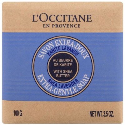 L&apos;Occitane Shea Butter Lavender Extra-Gentle Soap (W) 100g, Tuhé mydlo