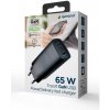 GEMBIRD PD nabíjačka 1xUSB-A 2xUSB-C 65W čierna (TA-UC-PDQC65-01-BK)