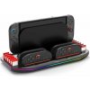 iPega SW2210 Multifunkční Nabíjecí RGB Stojan pro Nintendo Switch 2 Black 6974363712730 (6974363712730)