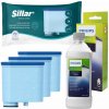 3x Sillar vodný filter pre kávovar Saeco Philips + odvápňovač 250 ml