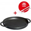 Staub Okrúhly liatinový gril 26 cm, čierna 1203023