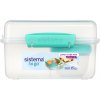 Sistema TO GO Lunch Cube Max Trojkomorová krabička s kelímkom 2 l, zelená