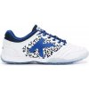 Kelme Subito 6.0 halové topánky - Subito 6.0 – futsalové kopačky od Kelme, biele s modrými detailmi. - 2446755