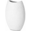 EUROFIRANY KERAMICKÁ VÁZA RISO 18X9X26 CM BIELA
