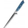IZMAEL Damaškový kuchynský nôž Tukami Boning/Modrá 15 cm
