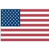 No Brand Štátna vlajka, so záložkou, 90 x 60 cm, USA