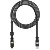 Rolling square RS-XLL01R nabíjací a 6v1 / USB / USB-C / Lightning / MicroUSB / 100W, 3m, černý