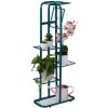 Kovový stojan na kvety 6 poschodí RD6802 zelená
