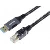 PremiumCord Ethernetový kabel USB3.2 -> LAN RJ45 10/100/1000 MBIT 3m kunet3