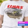 Tričko s potlačou CLASS KOMBAJN Pánsky Biela L
