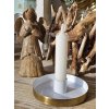 daan kromhout Bielo - zlatý antik kovový svietnik Marrakech white - Ø 10*2,5 cm - daan kromhout