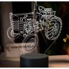 Beling 3D lampa,Zetor 3001, 7 farebná GF20