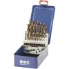BOHRCRAFT sada vrtáků v kazetě DIN338RN HSS Co5 vrtáky o 1.0-13.0 mm 25dílná