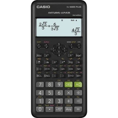 CASIO FX 350 ES PLUS 2E - vedecká kalkulačka s displejom 31×96 bodov, 252 matematických funkcií