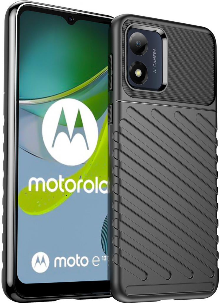 Púzdro IZMAEL Motorola Moto E13 Odolné Thunder čierne