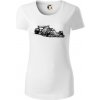 Formula v závode - Dámske tričko z organickej bavlny Origin (GOTS) - S ( Biela )
