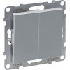 SUNO Dvojitý spínač svíčky hliník 10AX 250V automatické terminály 721305