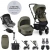 EASYWALKER Set XXL Kočík Harvey3 Sage Green + KIDDY Evoluna i-size 2 Grey Melange Icy Grey VP-F179361