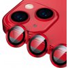 Ochranné sklá šošoviek fotoaparátov Metal glass pre Apple iPhone 11 Farva: Červená