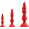 Sada análnych kolíkov Anal Cone Set Red