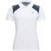 Dámska polokošeľa Head Club 22 Tech - white/navy - Biely (M)