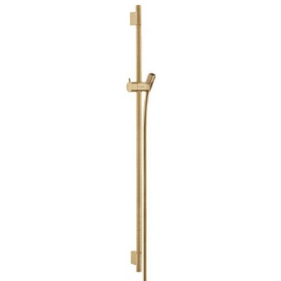 Hansgrohe Unica'S - Sprchová tyč 900 mm so sprchovou hadicou, kefovaný bronz 28631140