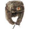 MilTec Baranica ruská so znakom hnedosivá Pokrývky hlavy: M (57/58)