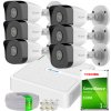 Hilook by Hikvision Súprava na monitorovanie IP FullHD 2MP, 6 kamier IPCAM-B2 IR30m, Nahrávač 8xPoE - HiLook od Hikvision