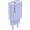 Canyon OnCharge 30CL, univerzálna cestovná nabíjačka do steny 1x USB-C, 30W PD, fialová CNE-CHA30CLPU