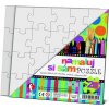 Efko Puzzle Namaľuj si sám Štvorec 2 ks 15x15 cm
