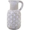 Chic Antique Cementový antik dekoračný džbán s kvetmi Colmar - 16*14*30cm - Chic Antique