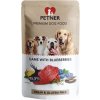 PETNER konzerva pre psov zverina s čučoriedkami 500g - 95,5% mäsa - prémiové krmivo pre psa