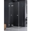 New Trendy Eventa sprchovací kút 110x80 cm štvorcová chromová lesklé/priehľadné sklo EXK-4472