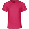 Neutral Tričko O30001 z bio bavlny, krátký rukáv, dětské COT773001048y3-pink Růžová 116-122
