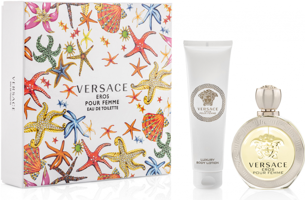 Versace Eros Pour Femme EDT 100 ml + telové mlieko 150 ml