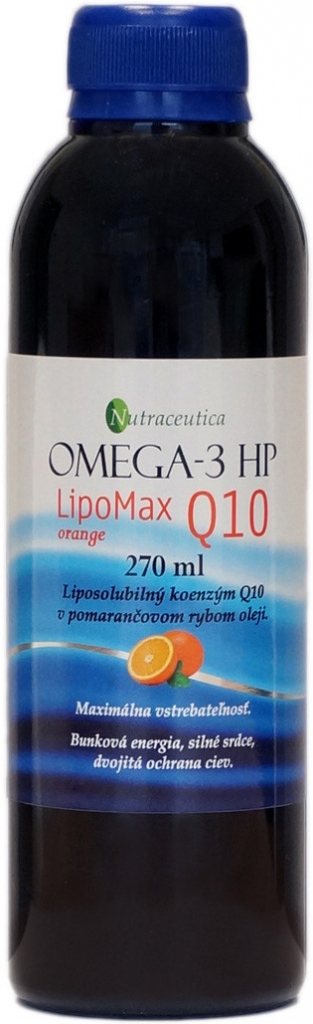 Nutraceutica OMEGA-3 HP LipoMax Q10 orange 270 ml od 20,9 € - Heureka.sk