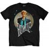 David Bowie Tričko Circle Scream Unisex Black L