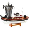 LEAN Toys Zberateľský model dekoratívneho rybárskeho plavidla Rybárska sieť 38x31cm