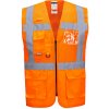 Portwest C496 Reflexná vesta Madrid Executive, Veľkosť L, Farba Yellow
