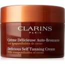 Clarins Sun Self-Tanners samoopaľovací krém na tvár a telo s kakaovým maslom 150 ml