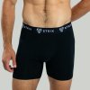 GymBeam Pánske boxerky Essential 2Pack Black - STRIX Veľkosť: XXL 88258-5-XXL