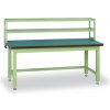 Prídavné police na náradie pre pracovné stoly do dielne GL, 2 police, nosnosť 40 kg, 1500 x 300 x 450 mm