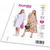 Strih Burda 5637 - Dámske zavinovacie šaty